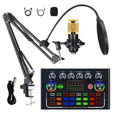 Live Sound Card Equipment With 3-speed Volume Adjustment 1 Piece DJ Mixer Set • $55.99