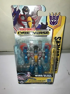 Transformers Cyberverse Starscream Scout Class New • $3.95