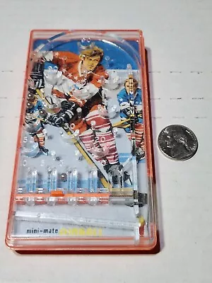 Bluebox  Mini-Mate Hand Held Pinball Game :  Hockey 1976 VINTAGE GAME • $7.99