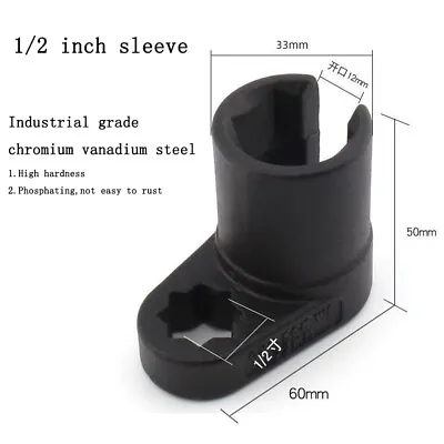 22mm 1/2 Inch Drive Oxygen Sensor Socket Wrench O2 Nut Removal Tool • $12.99