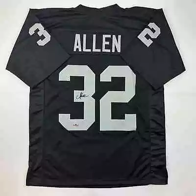 Facsimile Autographed Marcus Allen Oakland Las Vegas Black Reprint Jersey XL • $74.99