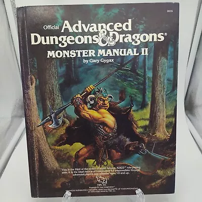 Monster Manual II 2 1st Edition Advanced Dungeons & Dragons TSR 1983-EXCELLENT • $39.99