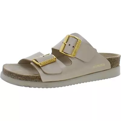 Mephisto Womens Hester Beige Slide Sandals Shoes 7 Medium (BM) BHFO 8509 • $57.99
