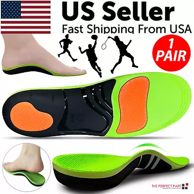 Orthotic Shoe Insoles Inserts Flat Feet High Arch Support For Plantar Fasciitis • $8.79