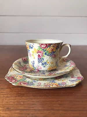 Rare Vintage Royal Winton Grimwades Spring Tea Trio Plate Cup And Saucer • $65