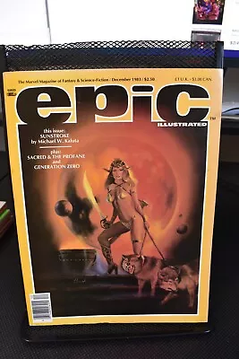 Epic Illustrated December 1983 Marvel Fantasy & Science-Fiction Magazine Kaluta • $1.25