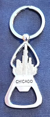 Nice Souvenir 1.5  Chicago Lightweight Metal Keychain Bottle Opener • $5.56