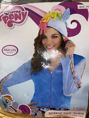 My Little Pony Rainbow Dash  Jacket Hoodie Costume Cosplay L/XL • $16.03