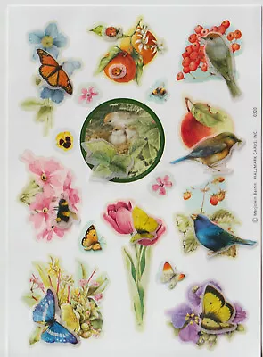 VTG Stickers  - Marjolein Bastin Layered Paper All Seasons - Hallmark - NEW • $3.95