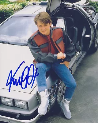 MICHAEL J FOX Signed BACK TO THE FUTURE Autograph 8x10 Beckett BAS WE80306 • $249.99