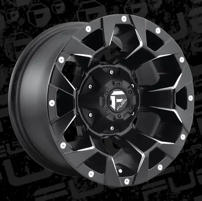 15 Inch Black Wheels Rims Fuel Offroad Assault D546 5x5.5 Lug -16mm Set Of 4 NEW • $956
