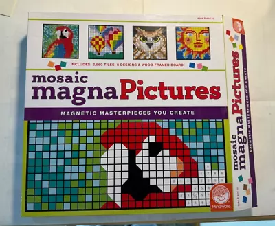 Mosaic Magna Pictures Magnetic Masterpieces You Create 8 Designs Used Once • $19.99