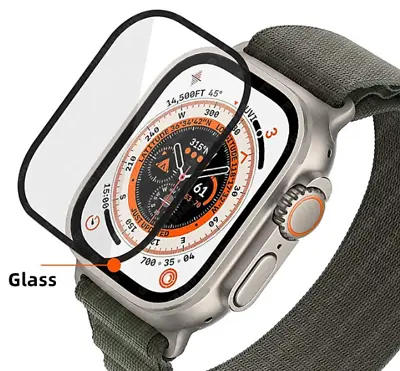 £3.89 • Buy For Apple Watch ULTRA 49mm Tempered GLASS Screen Protector 9H Hardness