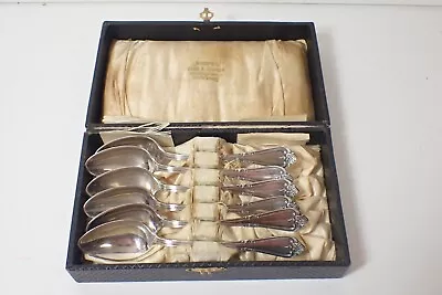 Vintage Set Of 6 John E. Werner 5.25  Spoons Juvierare Nickel Silver • $30