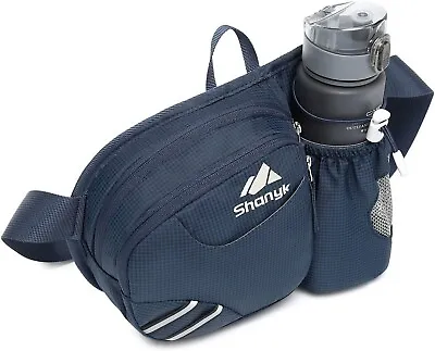 Hiking Fanny Waist Pack Sports Bum Waist Bag Running Bag With Water Bottle UK • £11.99