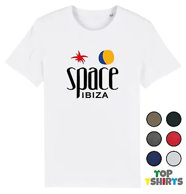 Retro Space Ibiza Club T-Shirt Party Rave Dance Top Summer 90s Raver Carl Cox • $12.42