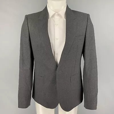 MAISON MARGIELA X H&M Size 38 Gray Wool Hook & Eye Closure Sport Coat • $211