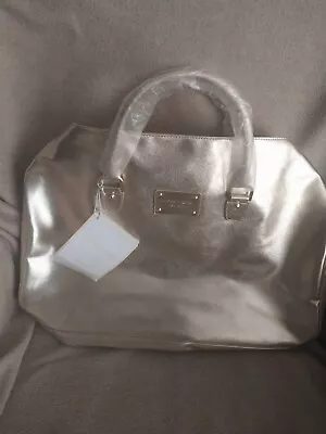 Michael Kors GOLD Large Travel Duffle Bag GWP HANDBAG NEW • $70