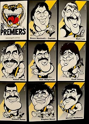 Richmond Tigers Limited Set 1980 WEG Premiers - 21 Cards - Brand New…. • $59.99
