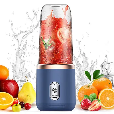 Portable Blender400ML Mini Blender For Smoothie/FruitUSB Rechargeable Mixer • $21.96