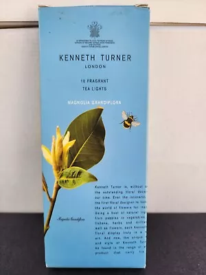 Rare Vtg Kenneth Turner London 10 Fragrant Magnolia Grandiflora Tea Light Candle • £21.22