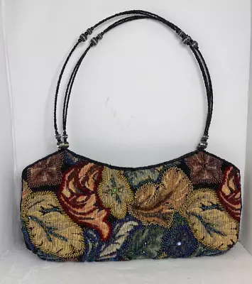 $19.09 • Buy Vintage Beaded Handbag Multicolour Club Rochalier (5-36)
