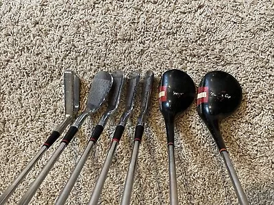 Wilson Walker Cup Woods And Irons. 13-wood 3579-iron And Putter Vintage • $17.99