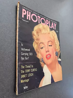 February 1953 Photoplay Magazine Marilyn Monroe Cover • $38.99