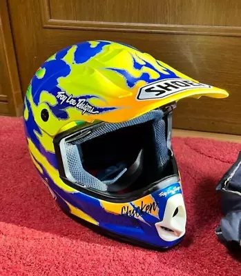 Vintage SHOEI Motocross Helmet VF-X2 Jeff Matiasevich Replica Size L • $398