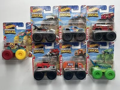 New Hot Wheels Monster Trucks Mini 1:70 Scale Lot Of 7 New In Package • $19.99