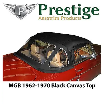 MGB Convertible Top Soft Top Tops 1962-1970 Black Canvas Fabric • $581