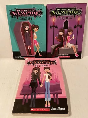 My Sister The Vampire Series Lot Of 3 Paperbacks-Halloween Reading! • $7