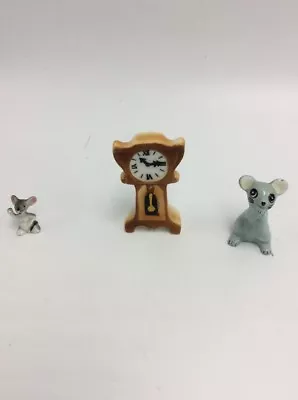 $17.92 • Buy Vintage   Disney  Porcelain  Mice And Clock For Cinderella T21 S