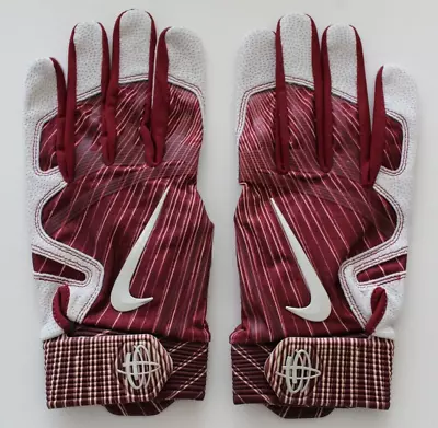 Nike Florida State Huarache Elite Batting Gloves XL Home Team Maroon/Chrome • $99.95