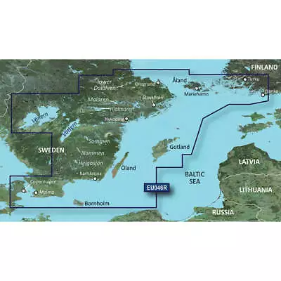 Garmin BlueChart G3 HD - HXEU046R - Oregrund Aland To Malmo - MicroSD/SD [010-C0 • $145.99