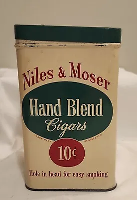  NILES & MOSER  Cigar Tin  1900s . See Photos For Wear Condition  • $9