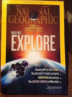 2013 National Geographic Magazine 125th Anniversary Issue  Explore Wild Earth NM • £5.91