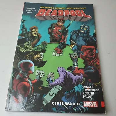 Deadpool: World's Greatest Vol. 5: Civil War II Paperback Gerry Duggan • $4.48