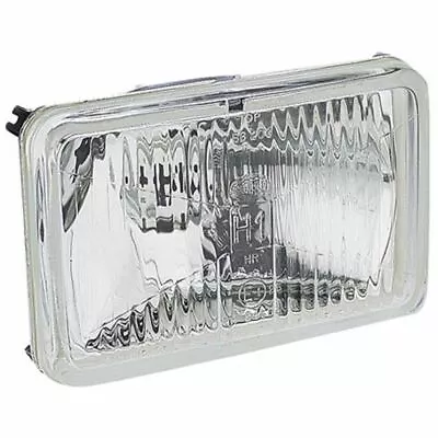 HELLA 1044 SEMI SEALED BEAM GLASS RECTANGLE HEADLIGHT 165 X 100mm - H4 GLOBE X1 • $194