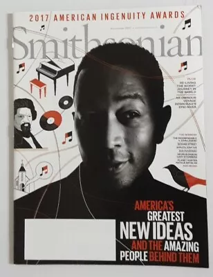 Smithsonian Magazine December 2017 John Legend American Ingenuity Awards Ideas • $2.97