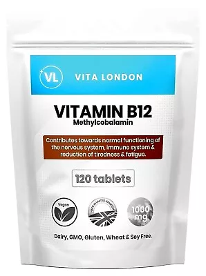 £0.99 • Buy Vitamin B12 1000mcg High Strength Tablets Reduces Tiredness Fatigue Immune Vegan