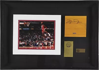 Michael Jordan Signed Chicago Bulls Game Used Floor UDA Upper Deck Hologram • $8995