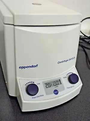 EPPENDORF MICRO CENTRIFUGE MODEL 5415D W/ F45-24-11 ROTOR AND LID + MANUAL • $199.95