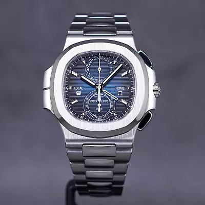 Patek Philippe 5990/1A-011 Nautilus Travel Time Chronograph  Bleu Noir  • $168995