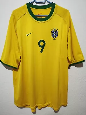 Ronaldo #9 Jersey Brazil XL Trikot Home Kit Nike Shirt • $119