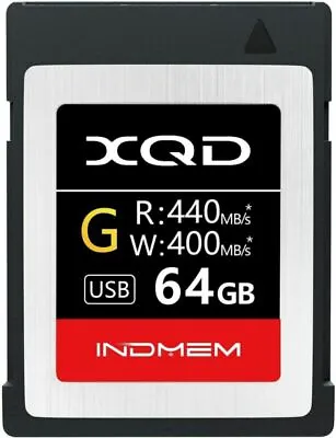 $137.16 • Buy 64GB XQD Flash Memory Card 5X Tough MLC 440MB/S Supports PCIe 2.0 USB 3.0