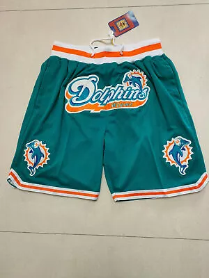 New Miami Dolphins National Football League Men Green Shorts Size:S-XXL • $35.99