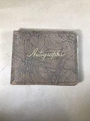 Autograph Book Vintage 1925-26 Full Of Interesting Messages See Pics • $8