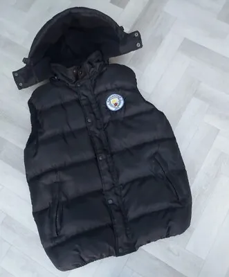 Manchester City Gilet Jacket Size Medium Black/champions League • £34.99