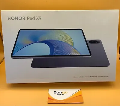 HONOR Pad X9 11.5 Inch 128GB Wi-Fi Tablet - Grey With Google Services NEW SEALED • £139.99